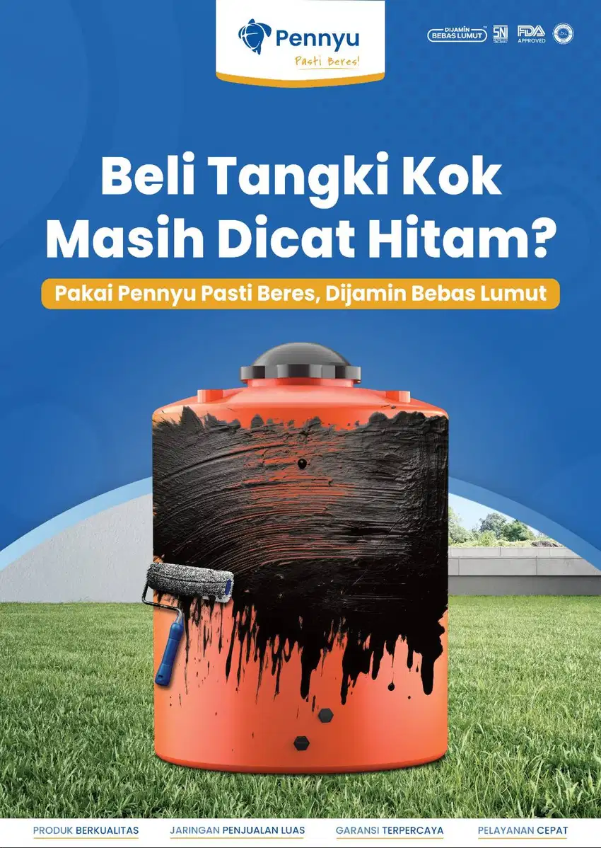 TANDON AIR PENNYU ANTI LUMUT GARANSI 21 TH GRATIS PENGIRIMAN BISA COD!