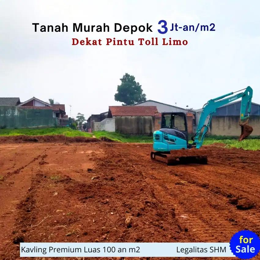 Tanah Premium Depok 14 Menit Alun - alun Pamulang Bebas Banjir