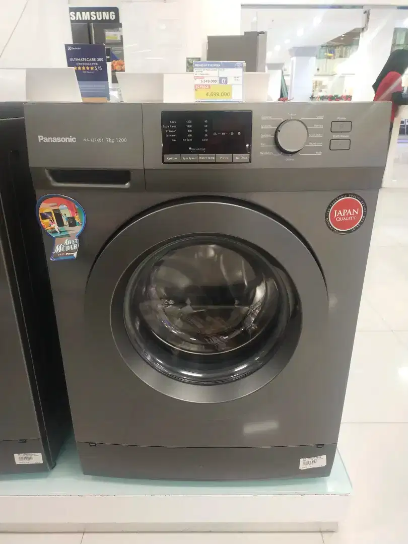 PANASONIC WM FRONT LOADING 7KG 0% BEBAS 1-2 KALI CICILAN