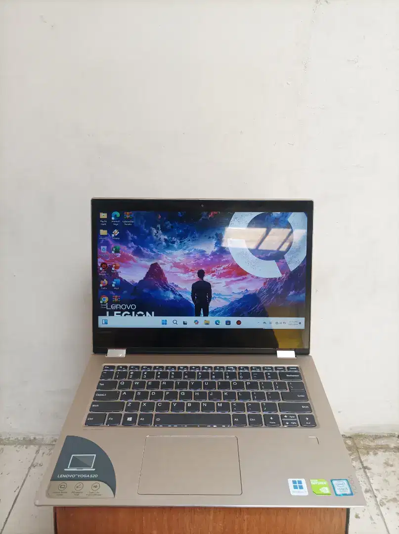 LAPTOP NGODING LENOVO YOGA 520 CORE I5 GEN 8 RAM 4GB SSD 256GB