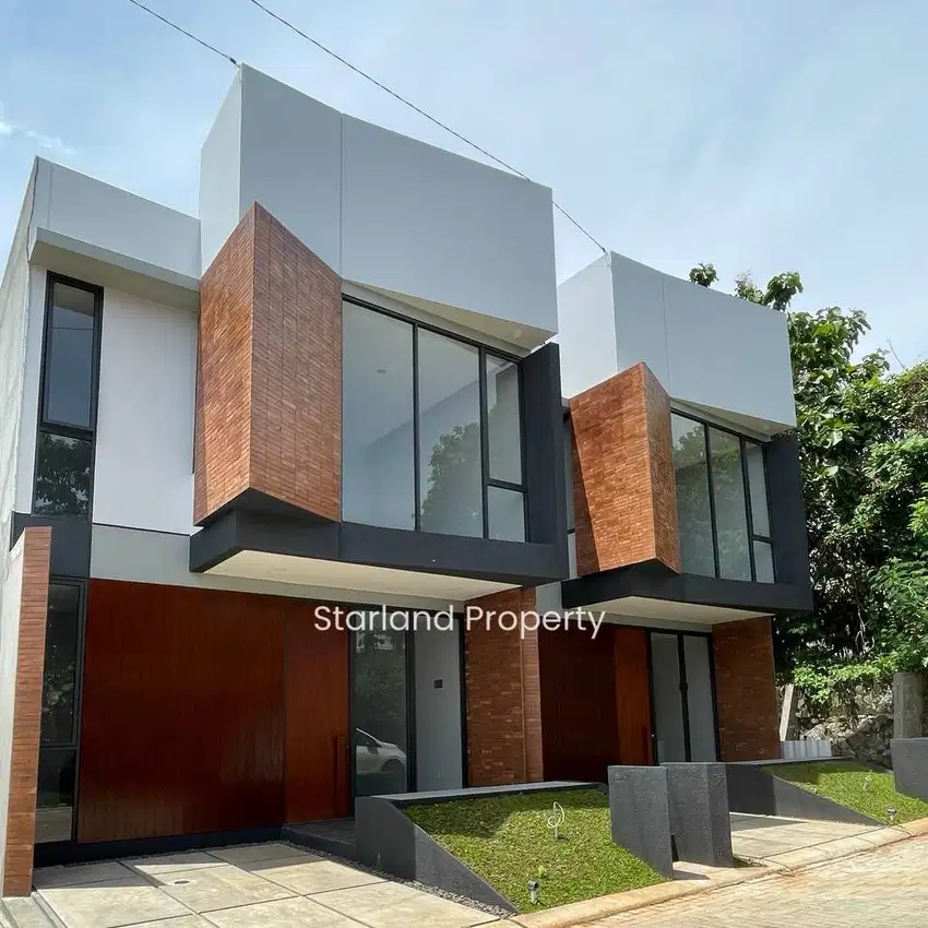 Rumah 2 Lantai Full bata merah Free biaya di bintaro