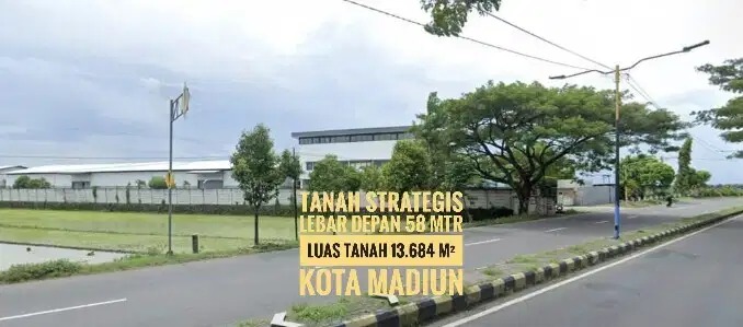 Tanah Luas dn Strategiss LD 58 mtr, Kota MADIUN Ringroad Barat