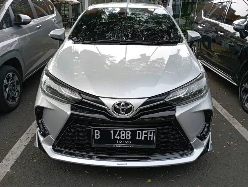 Toyota Yaris S GR Sport AT 2021 Silver Gress Garansi mesin transmisi