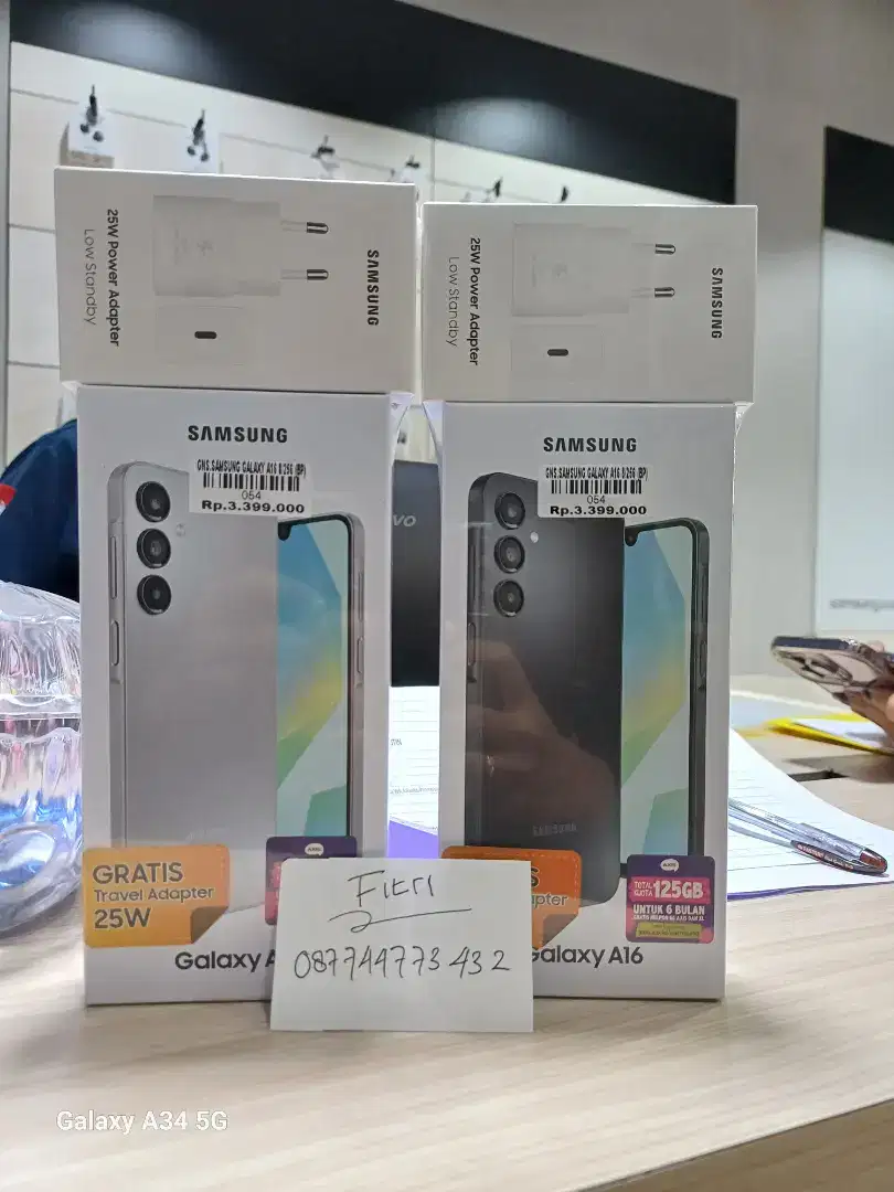 READY SAMSUNG A16 8/256GB ATLANTIS DAHSYAT