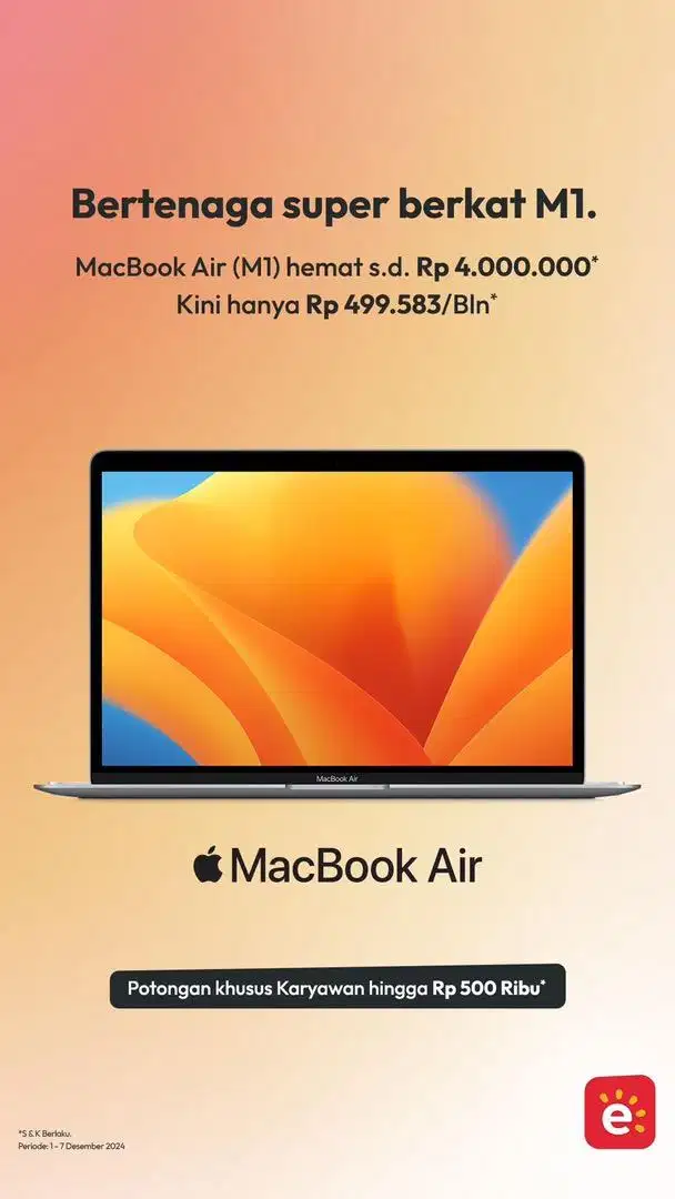 Macbook Air M1 Promo Cicilan