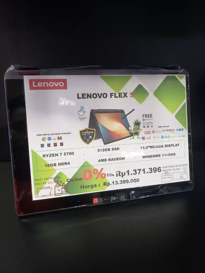 PROMO BUNGA 0% LAPTOP LENOVO FLEX 5