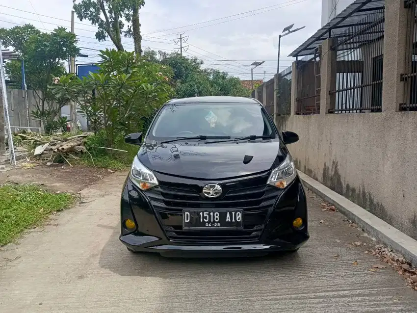 Toyota calya e mt 2019 hitam Low kilometer