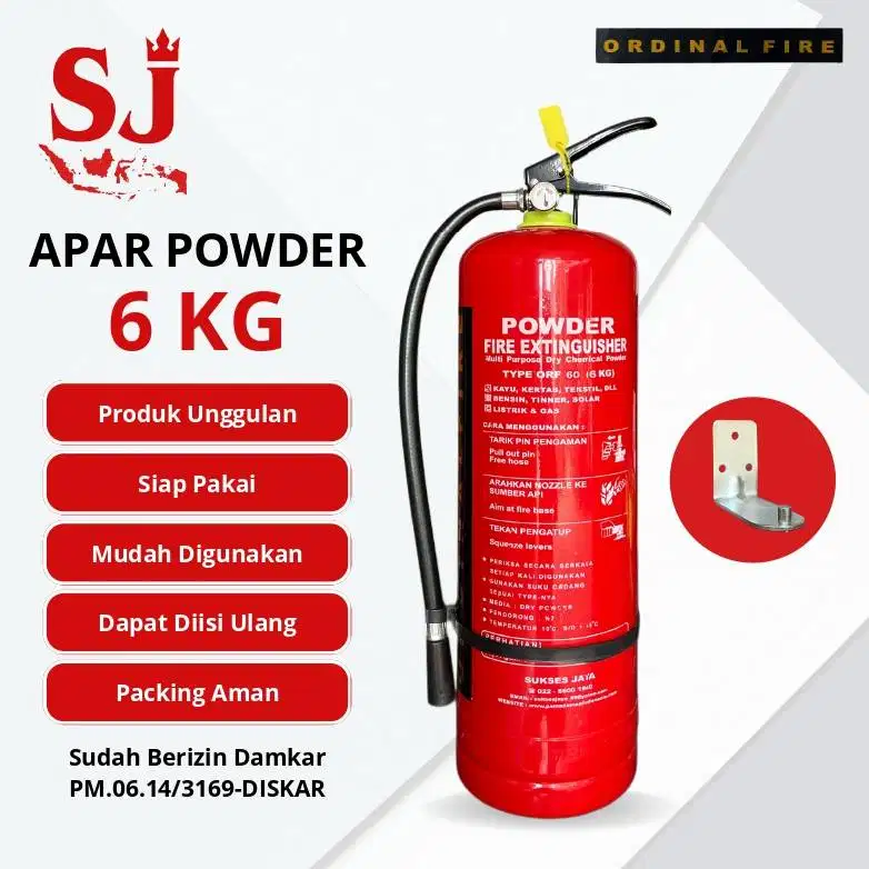 Jual APAR 6 kg Powder Tabung Pemadam Api Kebakaran Bandung