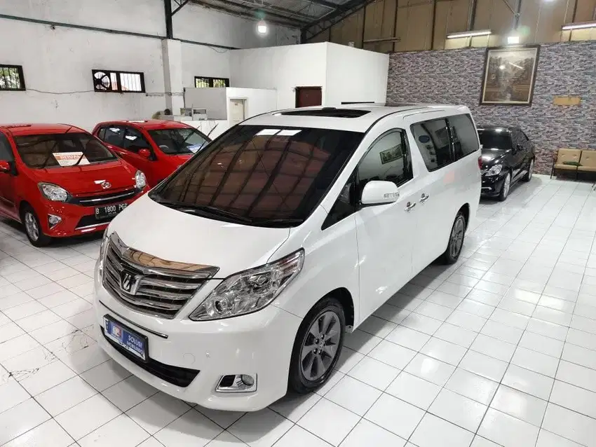 TOYOTA ALPHARD G ATPM 2.4 Bensin AT 2014 Putih