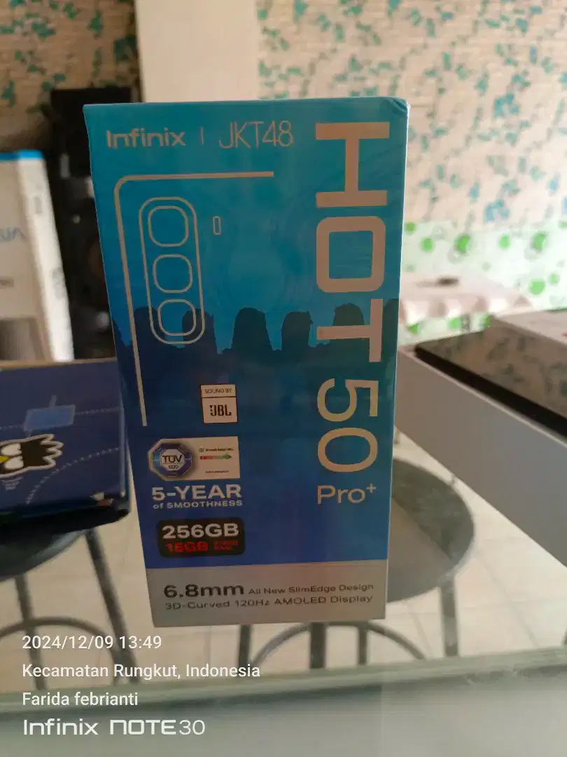 Infinix hot 50 pro plus 8+8/256gb baru garansi resmi bisa TT Kredit