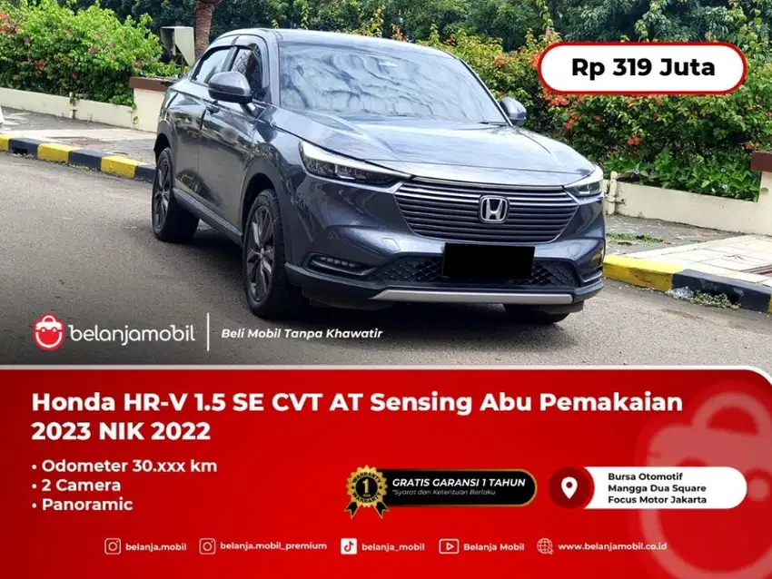 [ PANORAMIC ] Honda HRV HR V HR-V 1.5 SE CVT AT Sensing Abu 2023/2022