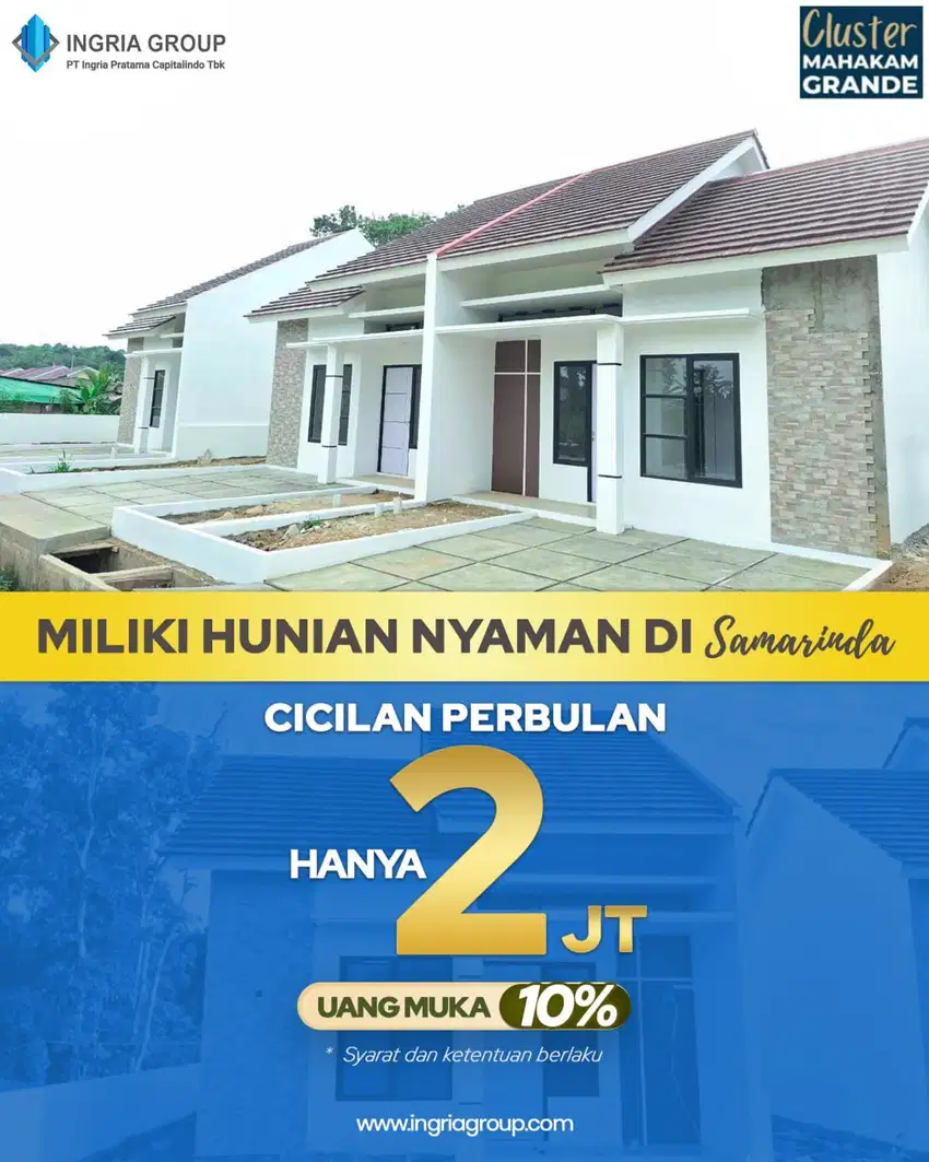 Rumah 300 jutaan di Kalimantan timur samarinda Dkt bigmall samarinda