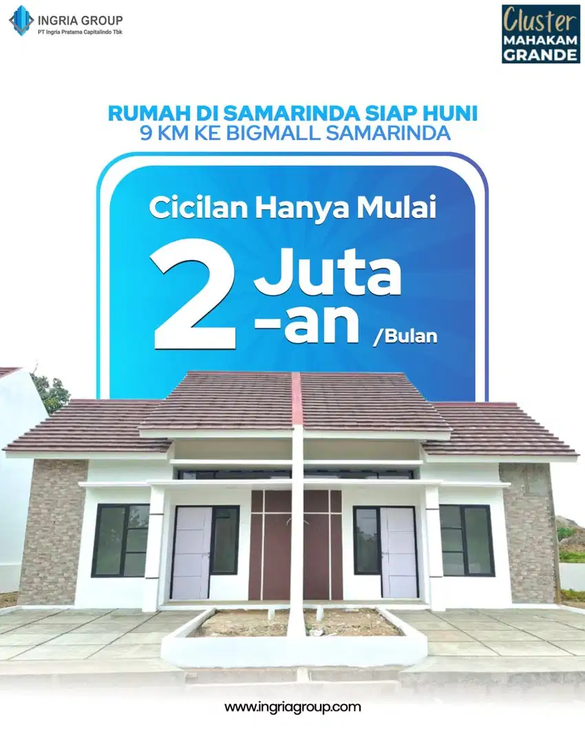 Dijual Cepat Rumah murah di samarinda kota dkt SMA Negeri 1 Samarinda