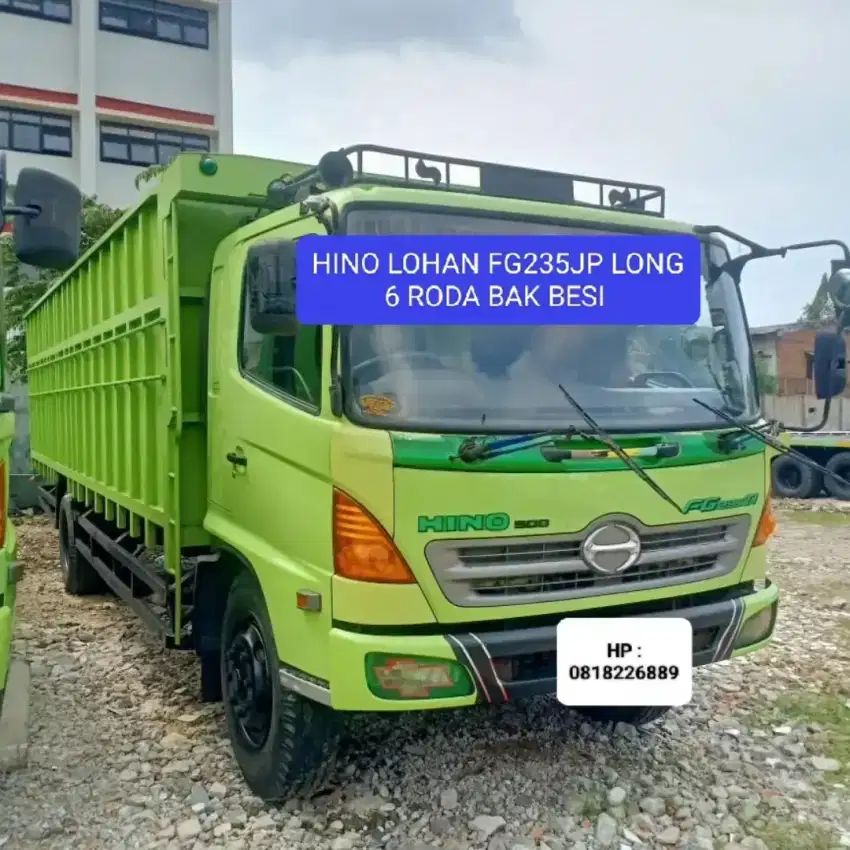 HINO LOHAN FG235JP LONG BAK BESI 6 RODA ISTIMEWA SEKALI