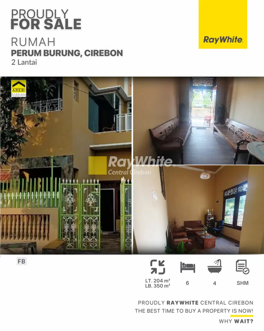 Dijual Rumah 2 Lantai di Daerah Perum Burung, Cirebon