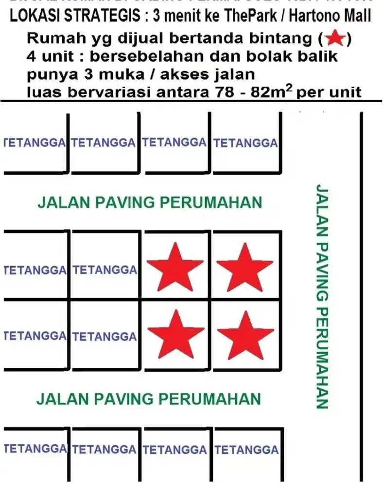 Tanah kavling perum gading permai