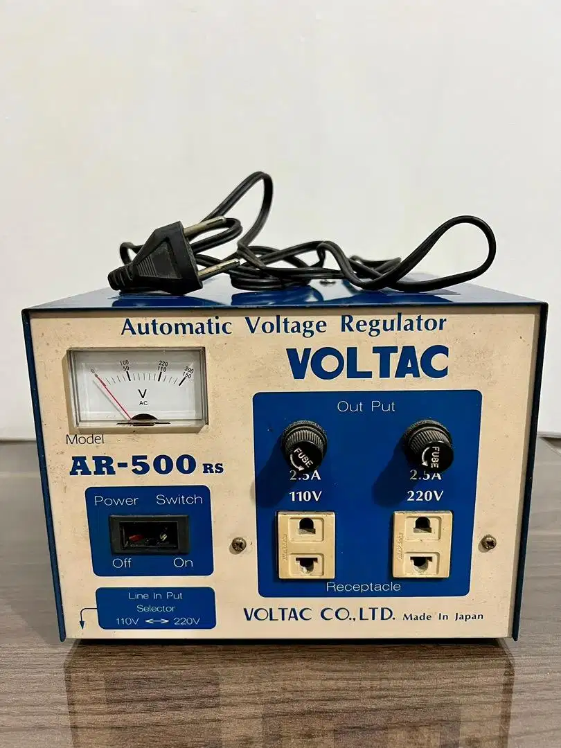 Stabilizer Automatic Voltage Regulator Voltac AR 500 RS