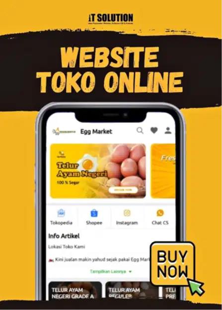 Dapatkan Website Toko Online Profesional yang Siap Pakai