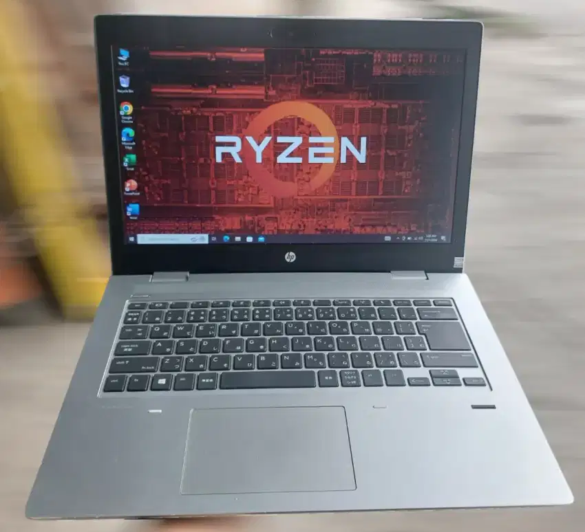 laptop hp ryzen 3 murah slim elegan