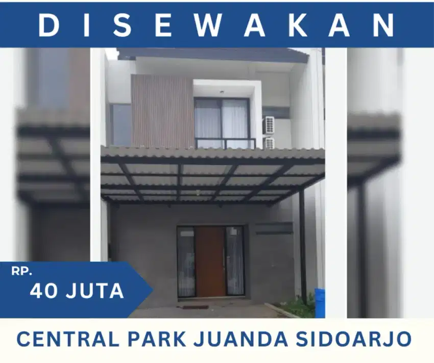 Semi Furnish Siap Huni ‼️ Rumah Central Park Juanda dekat  Bandara