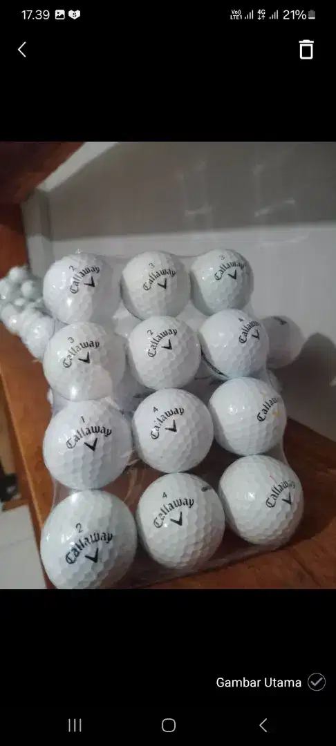 Bola golf bekas bandung