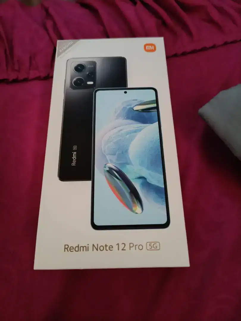 Xiaomi Redmi note 12 pro 5G .Ram 8 /256 .warna Hitam