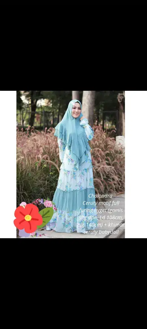 Gamis set syari