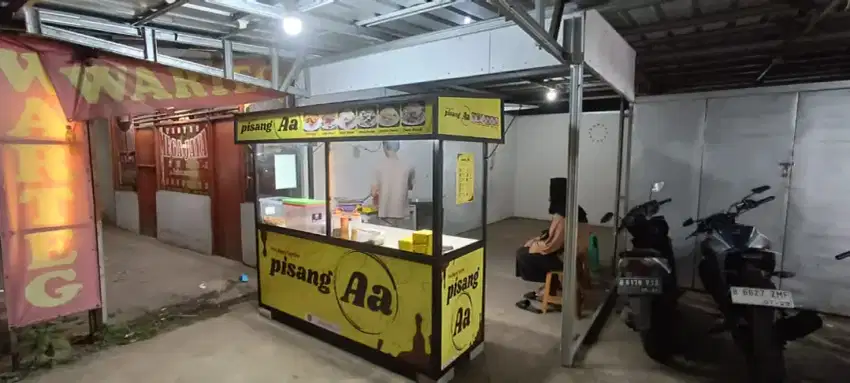 Gerobak duduk, grobak dagang, grobak jualan