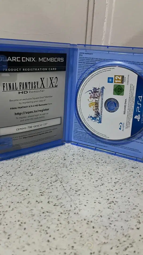 Final Fantasy X PS4 preloved