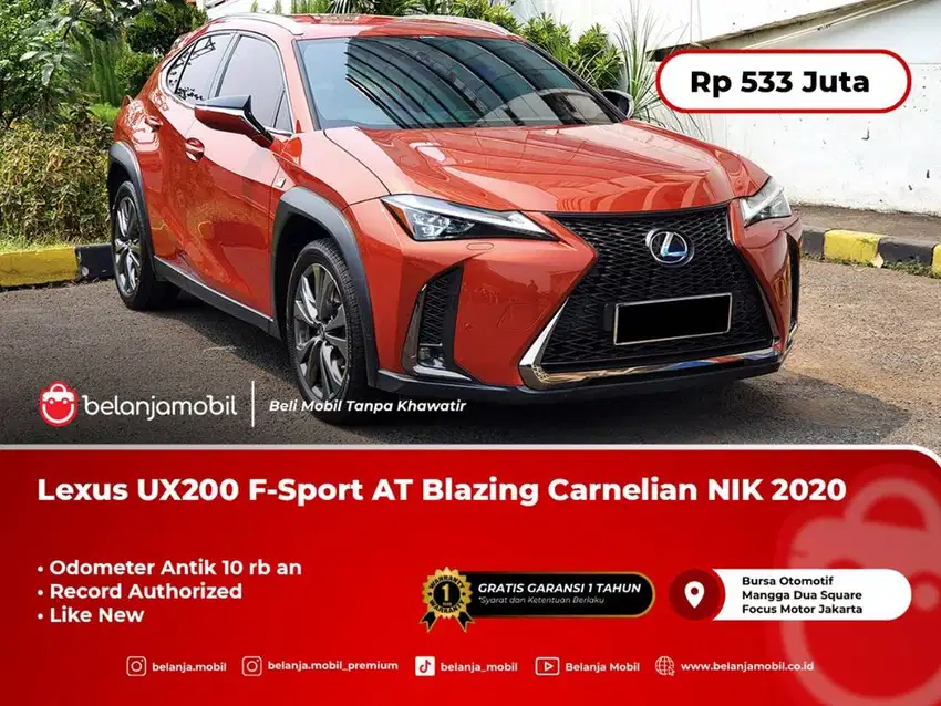 [KM ANTIK 10RB ] Lexus UX200 UX 200 F-Sport F Sport AT NIK 2020/2021