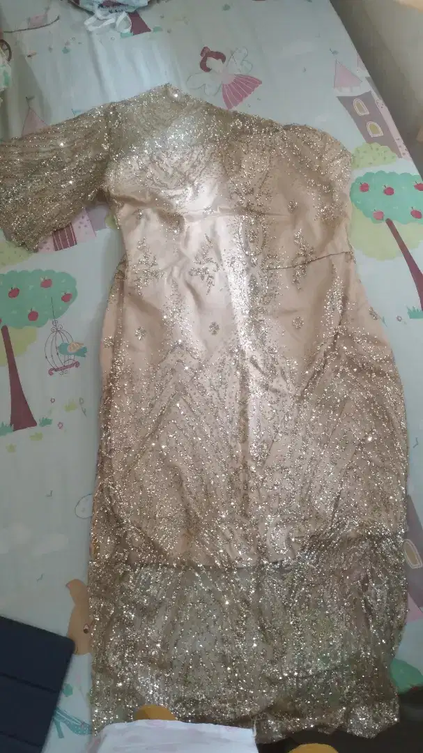 DRESS SEMI KEBAYA GOLD