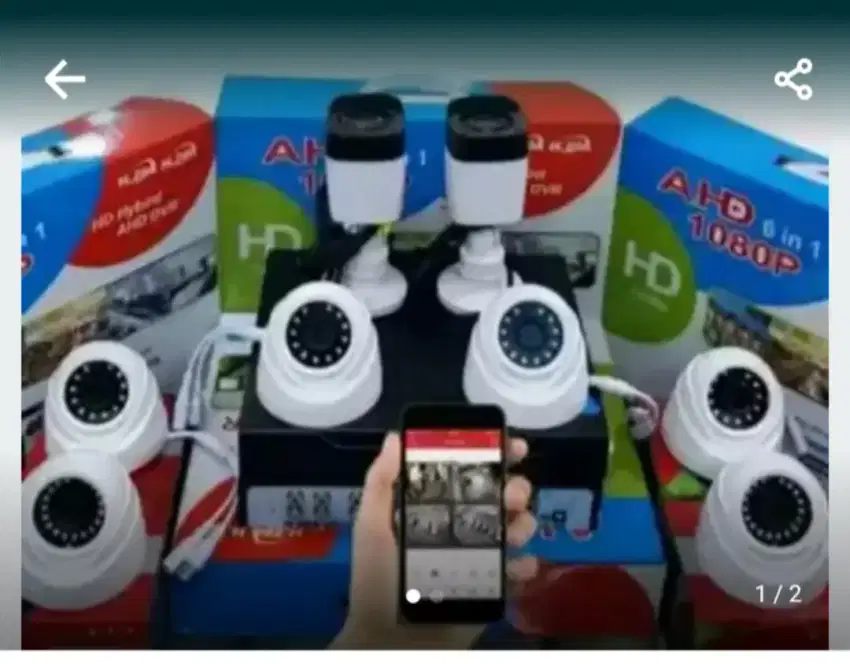 PAKET CAMERA CCTV TERMURAH ( BISA ONLINE DI HP)