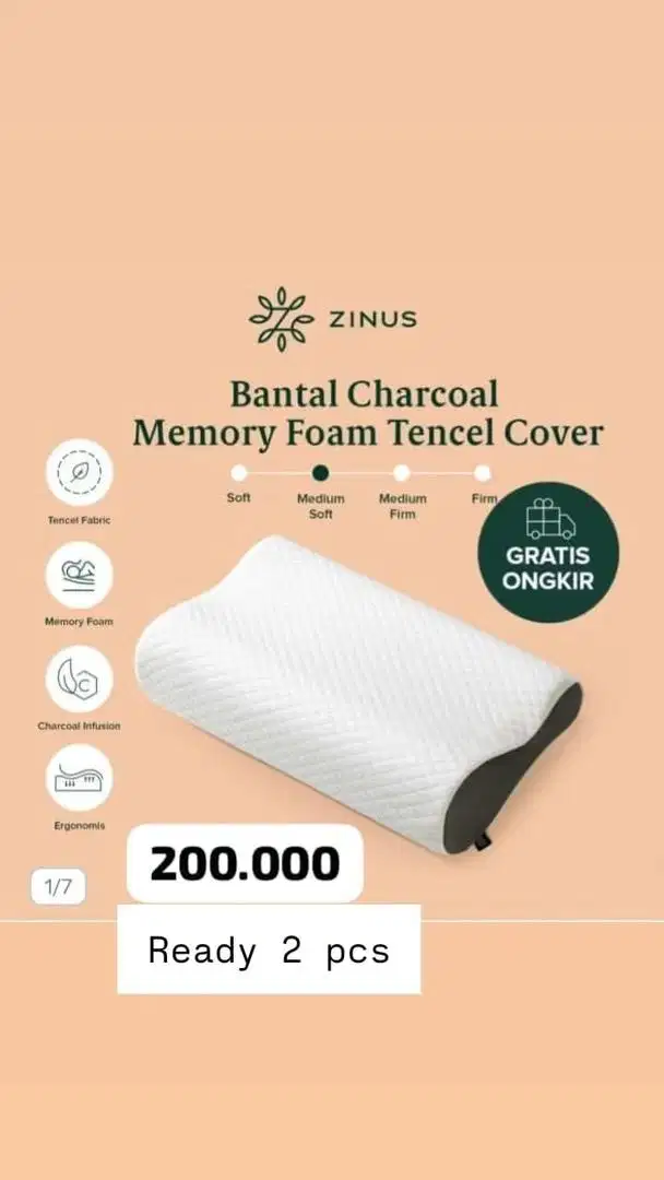 Kasur dan Bantal Zinus baru dan Inoac Preloved