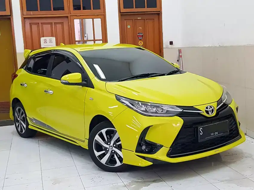 Km12rb Spt Baru New Yaris 2021 S GR Sport 1.5 CVT Kuning Tg1 2022 Ori