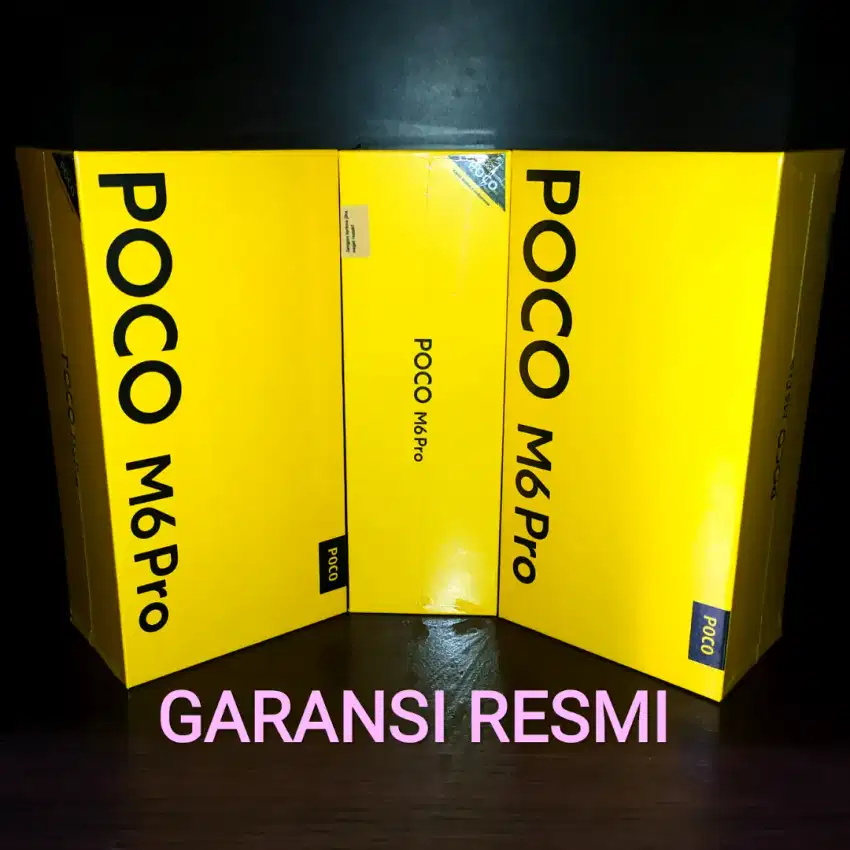 Poco M6 Pro and X6 Pro Baru Segel Resmi Bisa COD