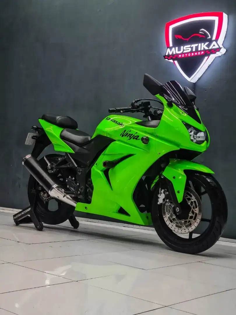 TERMURAH‼️ KAWASAKI NINJA 250 KARBU 2011 NOPOL AD SOLO MULUS NOMINUS