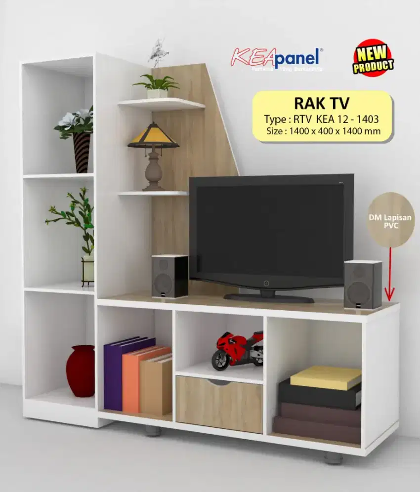 Rak tv meja tv kea panel