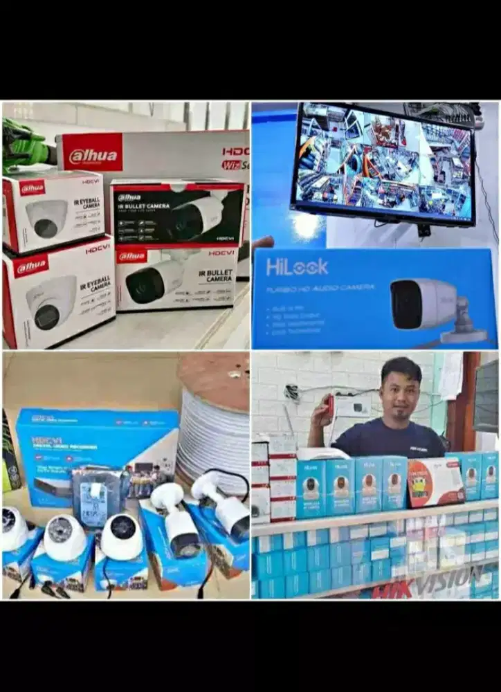 Ready siap pasang kamera cctv lengkap turbo hd pemasangan geratis