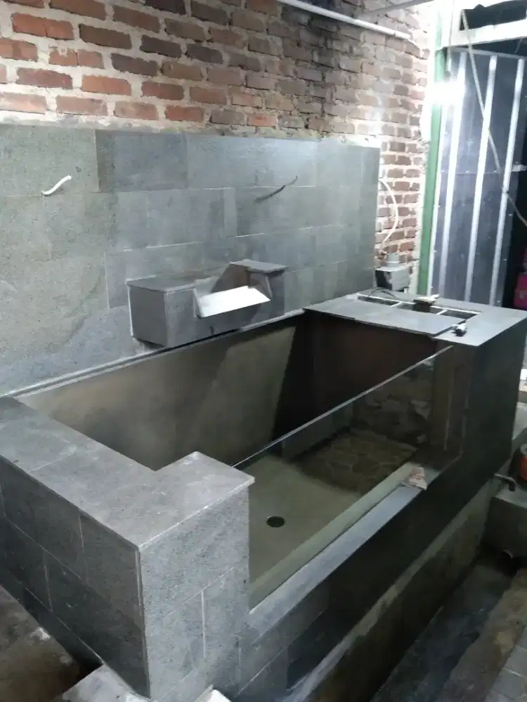 Kolam minimalis ikan koi