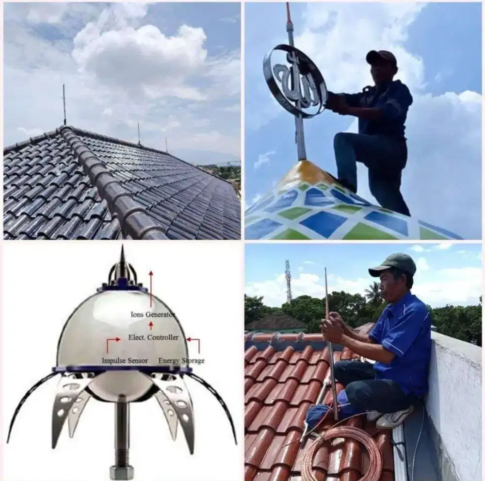 PEMASANGAN ANTI PETIR KONVENSIONAL KUALITAS TERBAIK