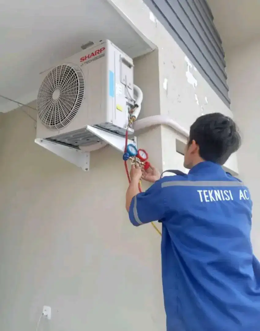 Melayani servis AC,bongkar pasang AC,kulkas,mesin cuci,pompa air dll