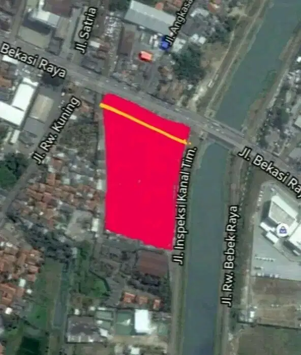 Dijual Tanah murah di bawah Njop strategis pinggir jalan raya  jakarta