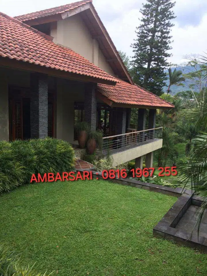 4678 - Rumah villa cantik di cisarua view penggunungan harga menarik