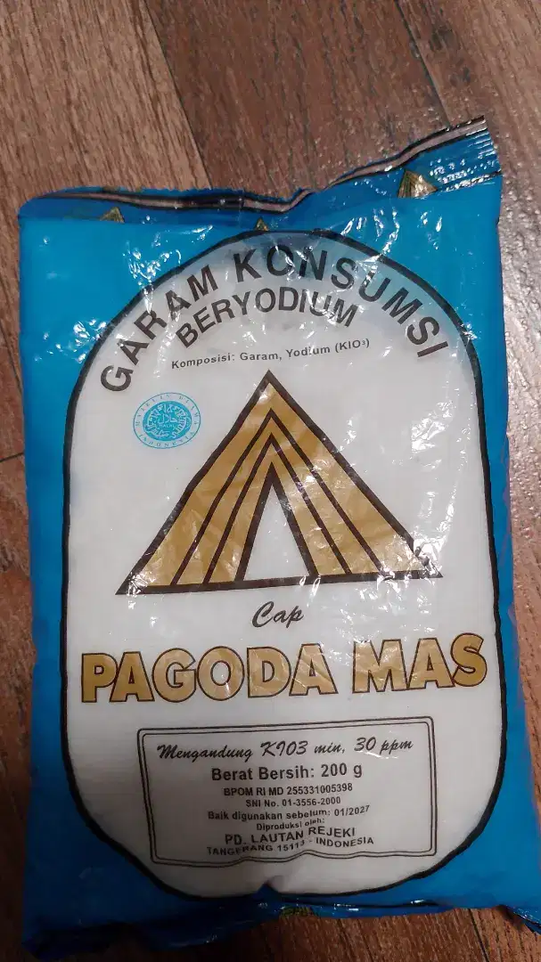 Garam halus merk pagodamas