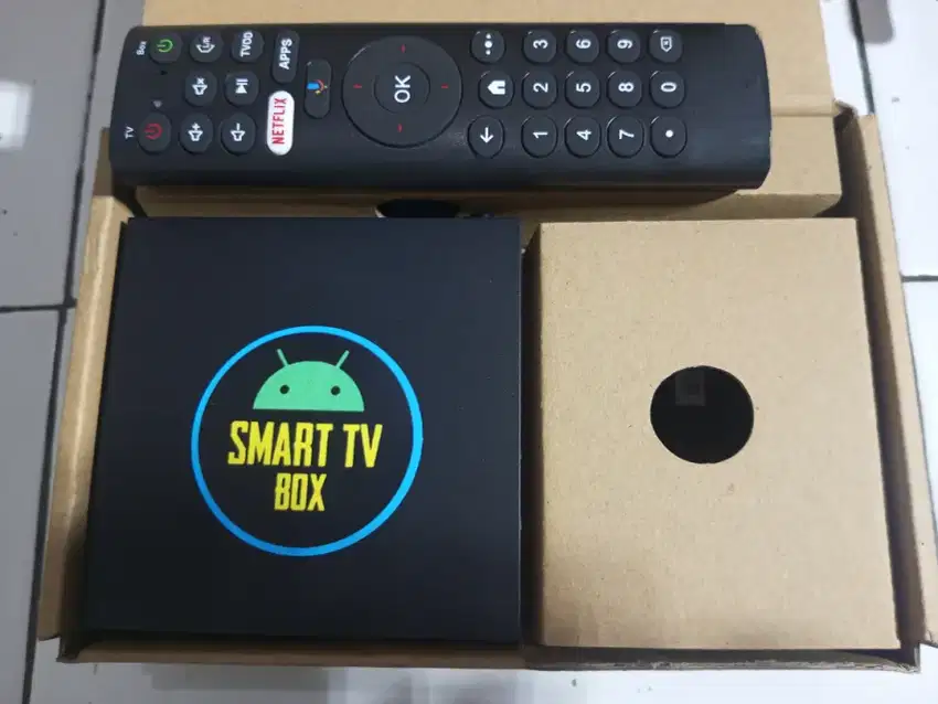 Android tv box OS 11 ,Lengkap film2 2024 + Box offc Ram 2gb, Rom 32Gb