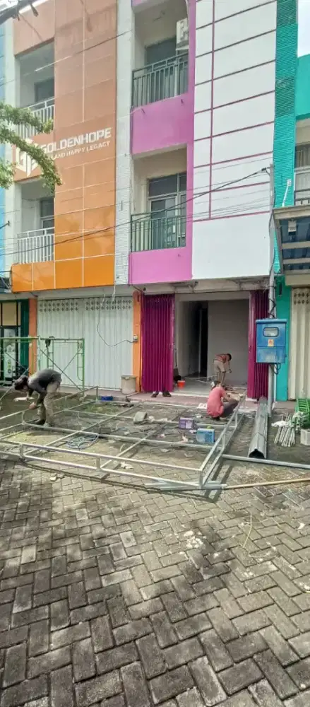 Las listrik pagar kanopi railling