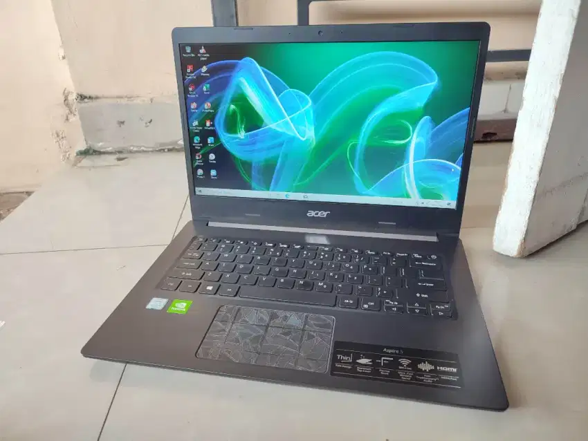 Acer core i5 gaming bezelless ram 12gb ssd 256gb nvidia mx250 terawat