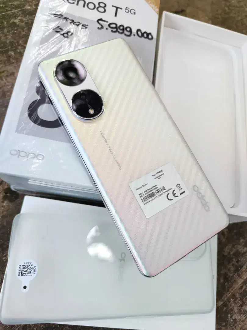 Oppo Reno 8T 5G Ram 8/128 Fullset ori bawaan pemakaian -+ 2bulan