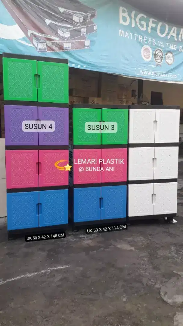 LEMARI BAJU SUSUN 3 dan 4 PASTI MURAH BISA KIRIM