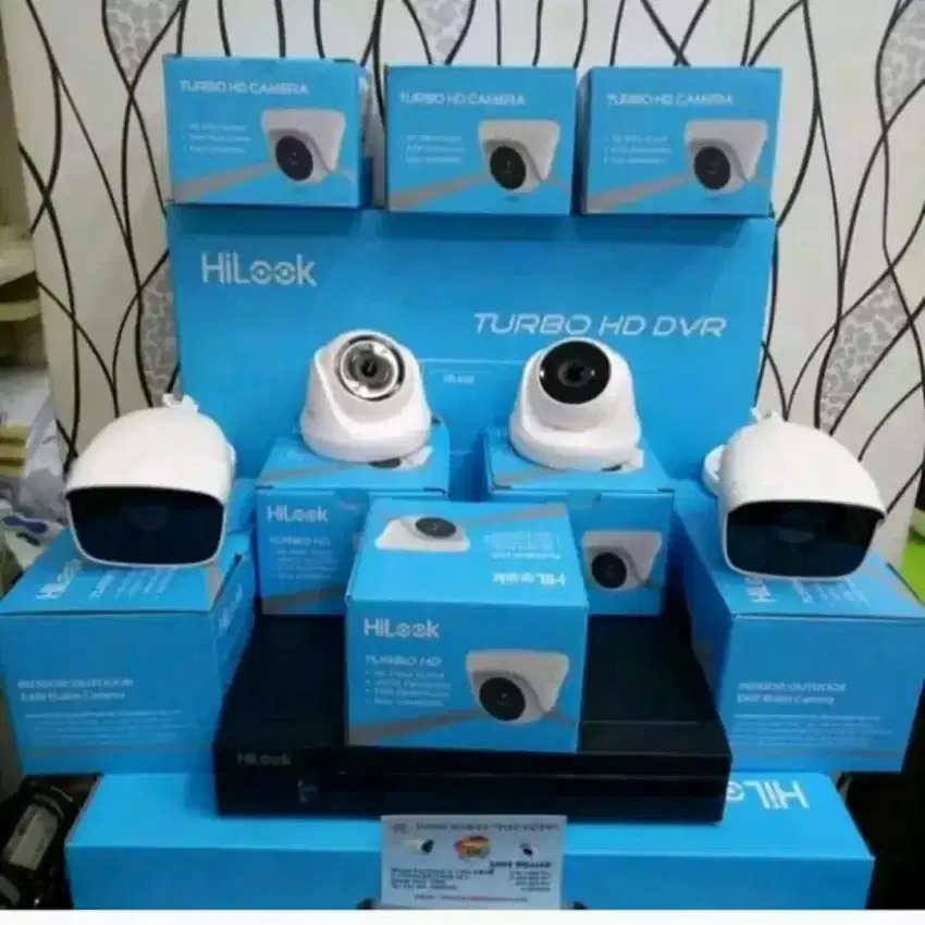 Paket kamera Cctv Hilok 2mp Fulset